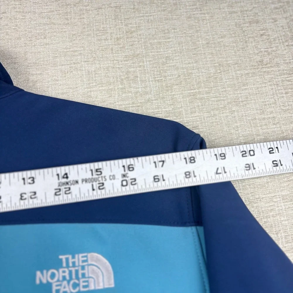 The North Face Apex Bionic Softshell Jacket Mens Large Blue Full Zip Windproof